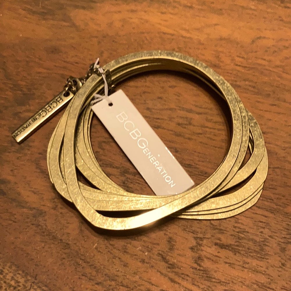 BCBGeneration Metal Bangle Set